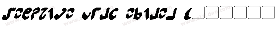 Semphari Bold Italic 1字体转换
